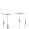 Light grey Desk – Children KID GRO T with white tabletop and sturdy legs by hjh OFFICE