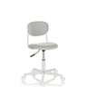 Grey Swivel Chair – Children KIDDY BASE I with padded seat and white base by hjh OFFICE