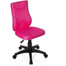 Pink Swivel Chair – Children KIDDY BASE with mesh cover and black five-star base on castors by hjh OFFICE