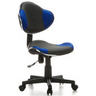 Swivel Chair – Children KIDDY GTI-2 in grey and blue with mesh cover and caster base by hjh OFFICE