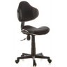 Black Swivel Chair – Children KIDDY GTI-2 with mesh cover and five castors by hjh OFFICE
