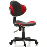 Grey-red Swivel Chair – Children KIDDY GTI-2 with mesh cover and caster base by hjh OFFICE