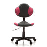 Grey Swivel Chair – Children KIDDY GTI-2 with pink accents and mesh cover by hjh OFFICE