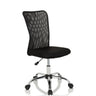 Black Swivel Chair – Children KIDDY NET I with mesh backrest and glossy base by hjh OFFICE