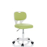 Green Swivel Chair – Children KIDDY TOP W with white frame and castors by hjh OFFICE