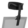 Black Headrest KS PORTO with padded support and adjustable holding arm by hjh OFFICE