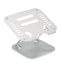 Silver Pad LAPTOP STAND with ventilation slots and adjustable stand by hjh OFFICE