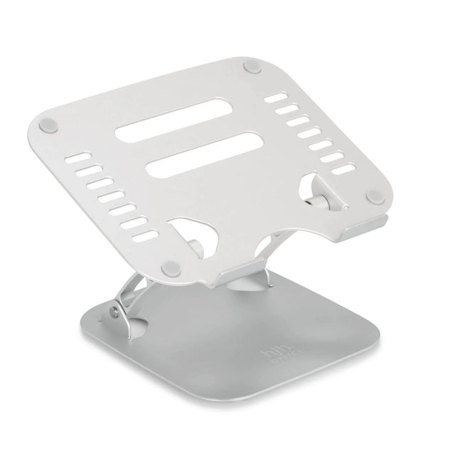 Silver Pad LAPTOP STAND with ventilation slots and adjustable stand by hjh OFFICE