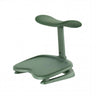 Green Footrest LiberNovo Omni StepSync with curved shape and an additional upper shelf by Libernovo