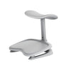 White LiberNovo Omni StepSync footrest with curved shape and adjustable tilt by Libernovo