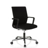 Black Professional Office Chair MOVE-TEC 3D with armrests and glossy star base by hjh OFFICE