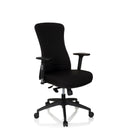 Black Professional Office Chair OFFICE XT PRO with armrests and castor base by hjh OFFICE
