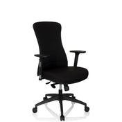 Black Professional Office Chair OFFICE XT PRO with armrests and castor base by hjh OFFICE