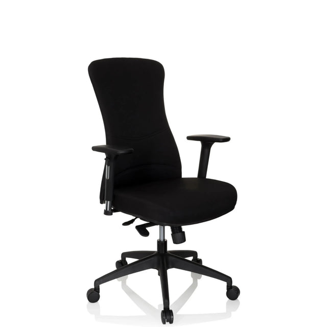 Black Professional Office Chair OFFICE XT PRO with armrests and castor base by hjh OFFICE