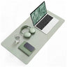 Light green Desk Pad Padflux Clean with a smooth surface and rounded corners by hjh OFFICE