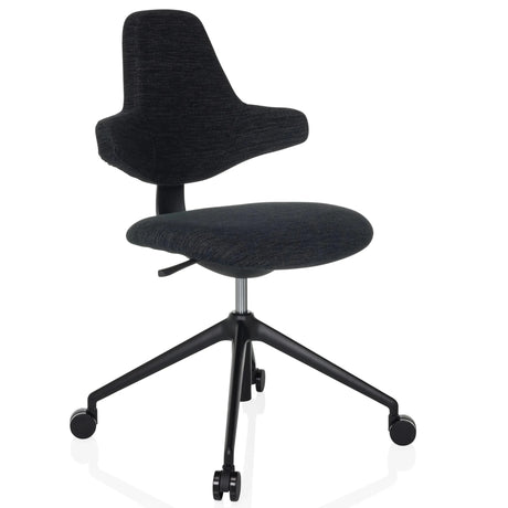 Professional Office Chair PALIANO with black fabric cover and five casters by hjh OFFICE