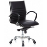 Black Professional Executive Chair PARMA 10 with quilted cover and chromed base by hjh OFFICE