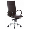 Brown Professional Executive Chair PARMA 20 with quilted cover and glossy base by hjh OFFICE