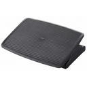 Anthracite Footrest PIEDINO STRIPE with ribbed surface by hjh OFFICE