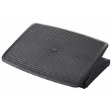 Anthracite Footrest PIEDINO STRIPE with ribbed surface by hjh OFFICE