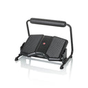 Black Footrest PODI F with ribbed tread surface and integrated holding bracket by hjh OFFICE