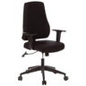 Black Professional Office Chair PRO-TEC 100 with armrests and castor base by hjh OFFICE