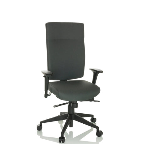 Professional Office Chair PRO-TEC 300 in anthracite with armrests and five castors by hjh OFFICE