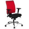 Professional Office Chair PRO-TEC 350 in black-red with armrests and aluminium base by hjh OFFICE