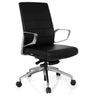 Professional Office Chair PROVIDER with black upholstery and chrome armrests by hjh OFFICE