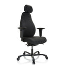 Black Professional Executive Chair RESISTIO XXL with headrest and armrests by hjh OFFICE