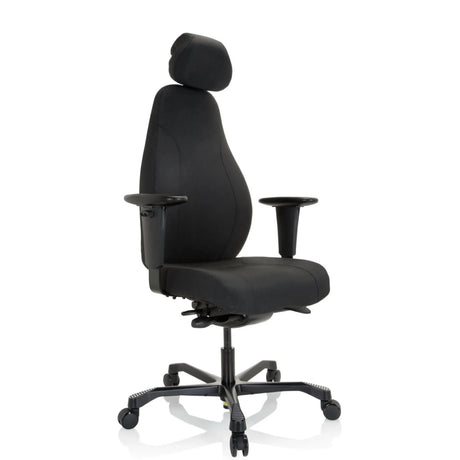 Black Professional Executive Chair RESISTIO XXL with headrest and armrests by hjh OFFICE
