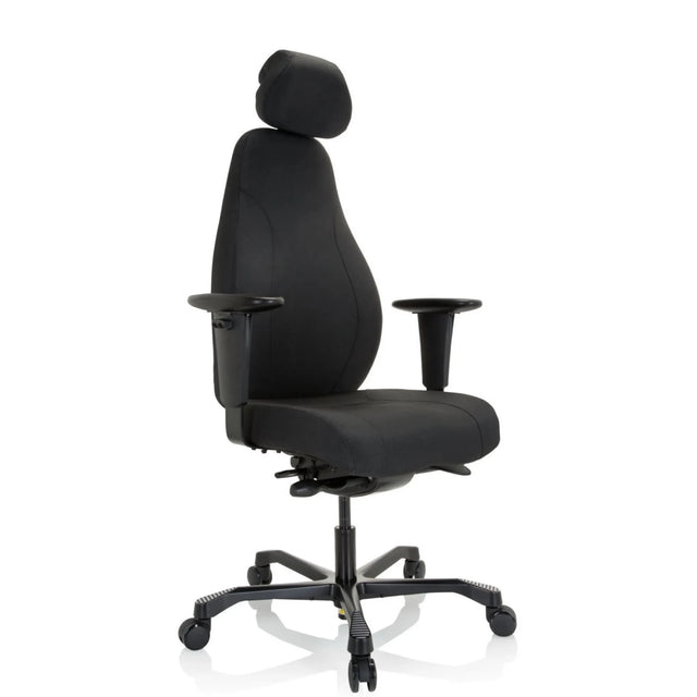 Black Professional Executive Chair RESISTIO XXL with headrest and armrests by hjh OFFICE