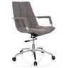 Home Office Chair SARANTO with grey fabric upholstery and silver-coloured base by hjh OFFICE