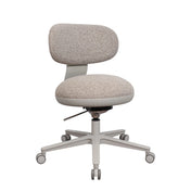 Home Office Chair SITMOTION W with grey fabric cover and light-coloured base on castors by hjh OFFICE