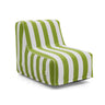 Air Sofa Sitzolo Air with green and white striped cover by hjh LIVING