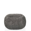 Grey Sitzolo R beanbag with ribbed fabric structure by hjh LIVING