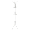 White Coat Stand SPACE IV with multiple hooks and a tripod base by hjh OFFICE