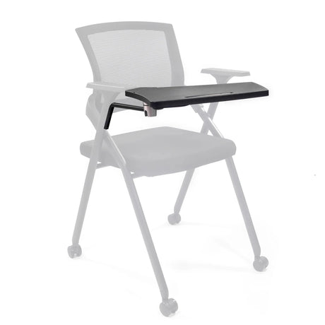 Black writing tray TABLET PRIORITY II as Accessories for a chair by hjh OFFICE
