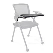 Black writing tray TABLET PRIORITY II as Accessories for a chair by hjh OFFICE