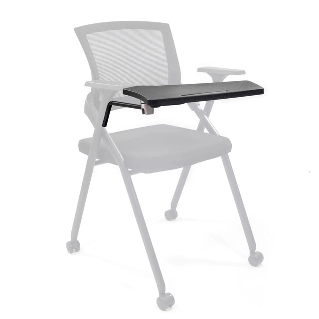 Black writing tray TABLET PRIORITY II as Accessories for a chair by hjh OFFICE