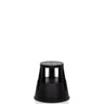 Black plastic Step stool TIO-M I with a round base by hjh OFFICE