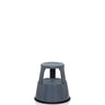 Dark grey Step stool TIO-M II with two steps and non-slip base by hjh OFFICE