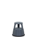 Dark grey Step stool TIO-M II with two steps and non-slip base by hjh OFFICE