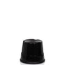 Black Step stool TIO-S with non-slip top and conical shape by hjh OFFICE