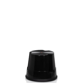 Black Step stool TIO-S with non-slip top and conical shape by hjh OFFICE