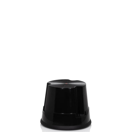 Black Step stool TIO-S with non-slip top and conical shape by hjh OFFICE