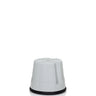Grey Step stool TIO-S with non-slip black base ring by hjh OFFICE
