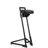 Black Standing aid TOP WORK 32 with padded seat and U-shaped base by hjh OFFICE