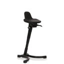 Black standing aid TOP WORK 34 with ergonomically shaped seat and star base by hjh OFFICE