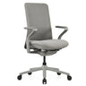 High End Office Chair VERVIO in grey with mesh backrest and armrests by hjh OFFICE